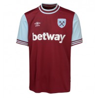 Maglia Calcio West Ham United Lucas Paqueta #10 Prima Divisa 2024-25 Manica Corta